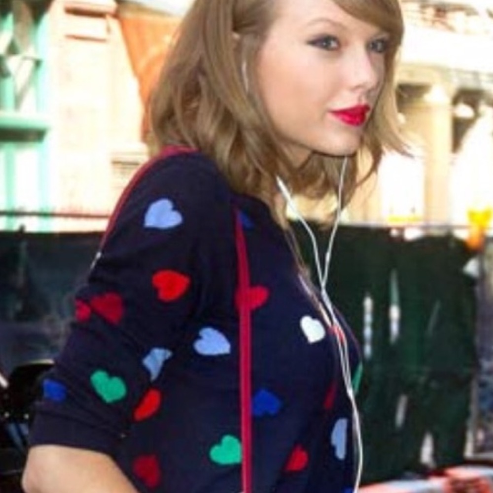 Talbots hearts sweater